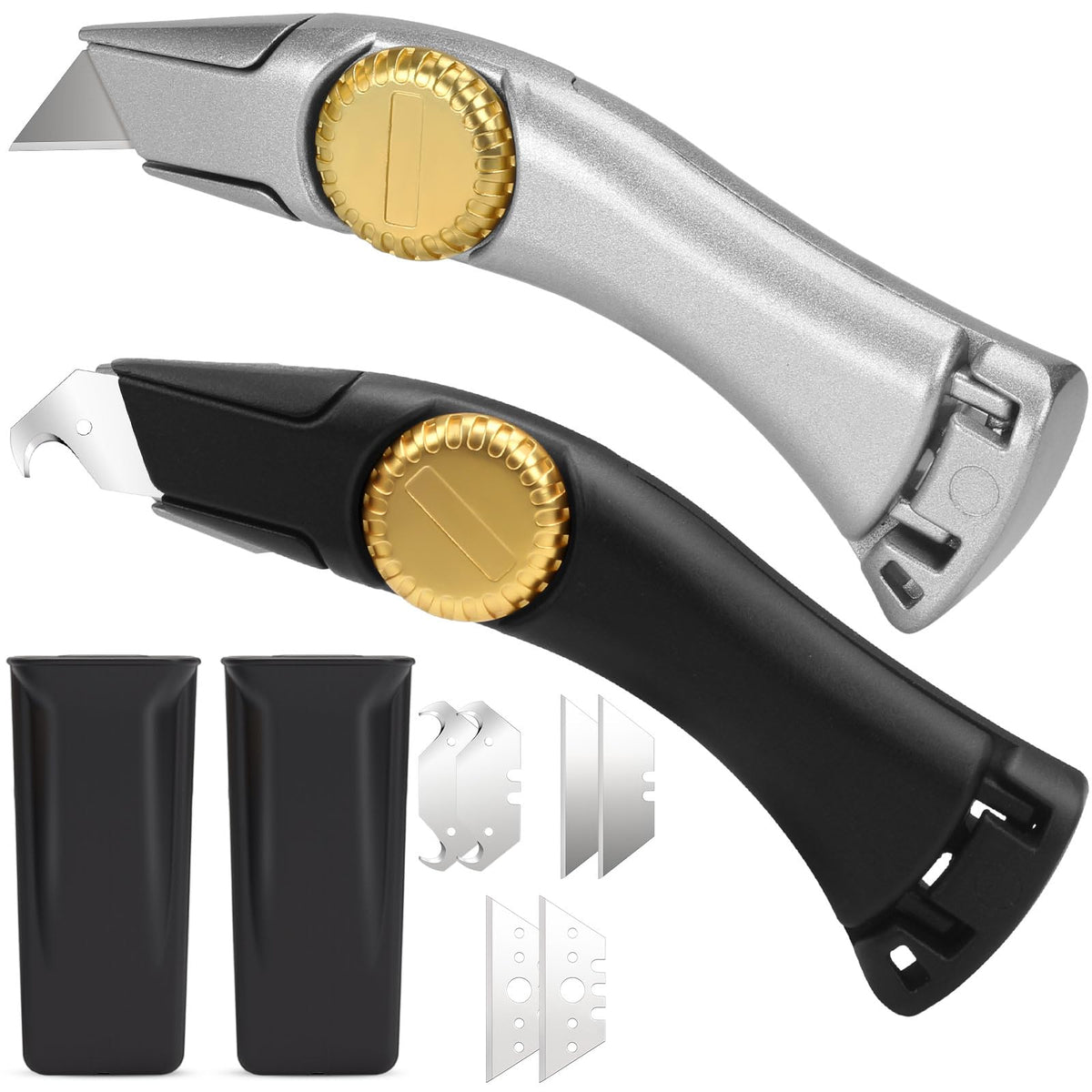 Lizenoz roofing knife fixed blade for precise drywall and vinyl cuts.