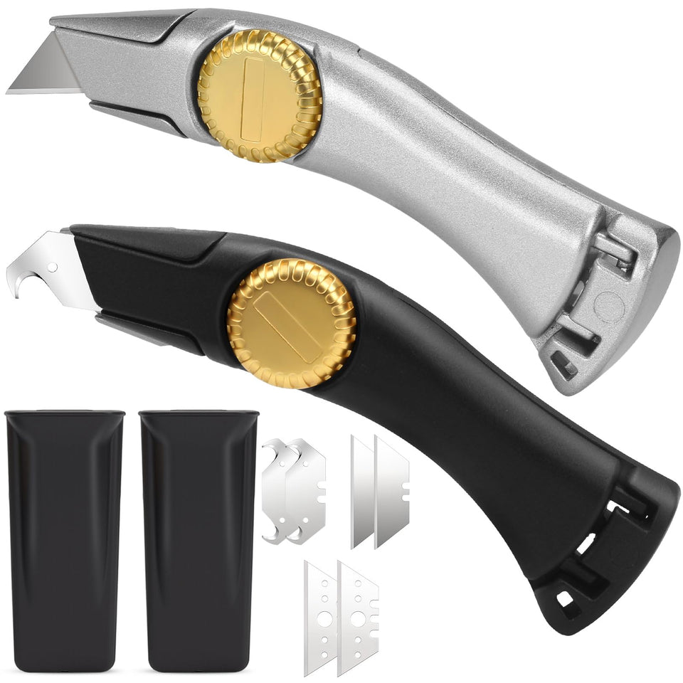 Lizenoz roofing knife fixed blade for precise drywall and vinyl cuts.