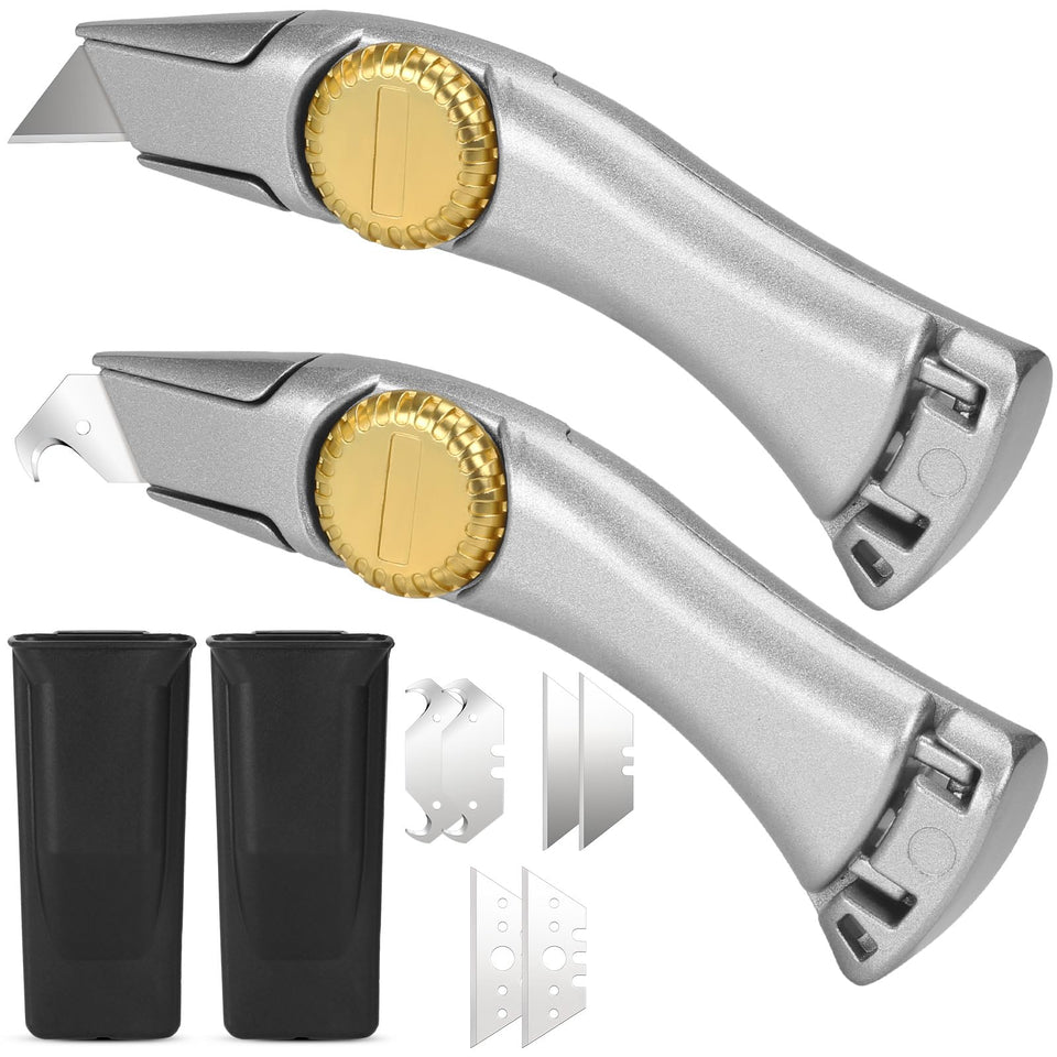 lizenoz roofing knife set with two blades for precise roofing cuts