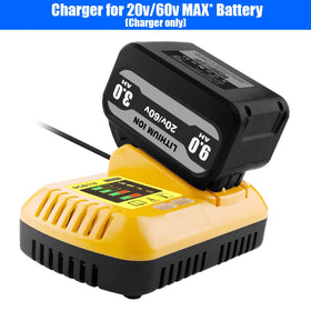 Lizone charger in use with Dewalt DCB118 and DCB1112