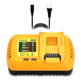 Lizone DCB118 charger front view for fast charging