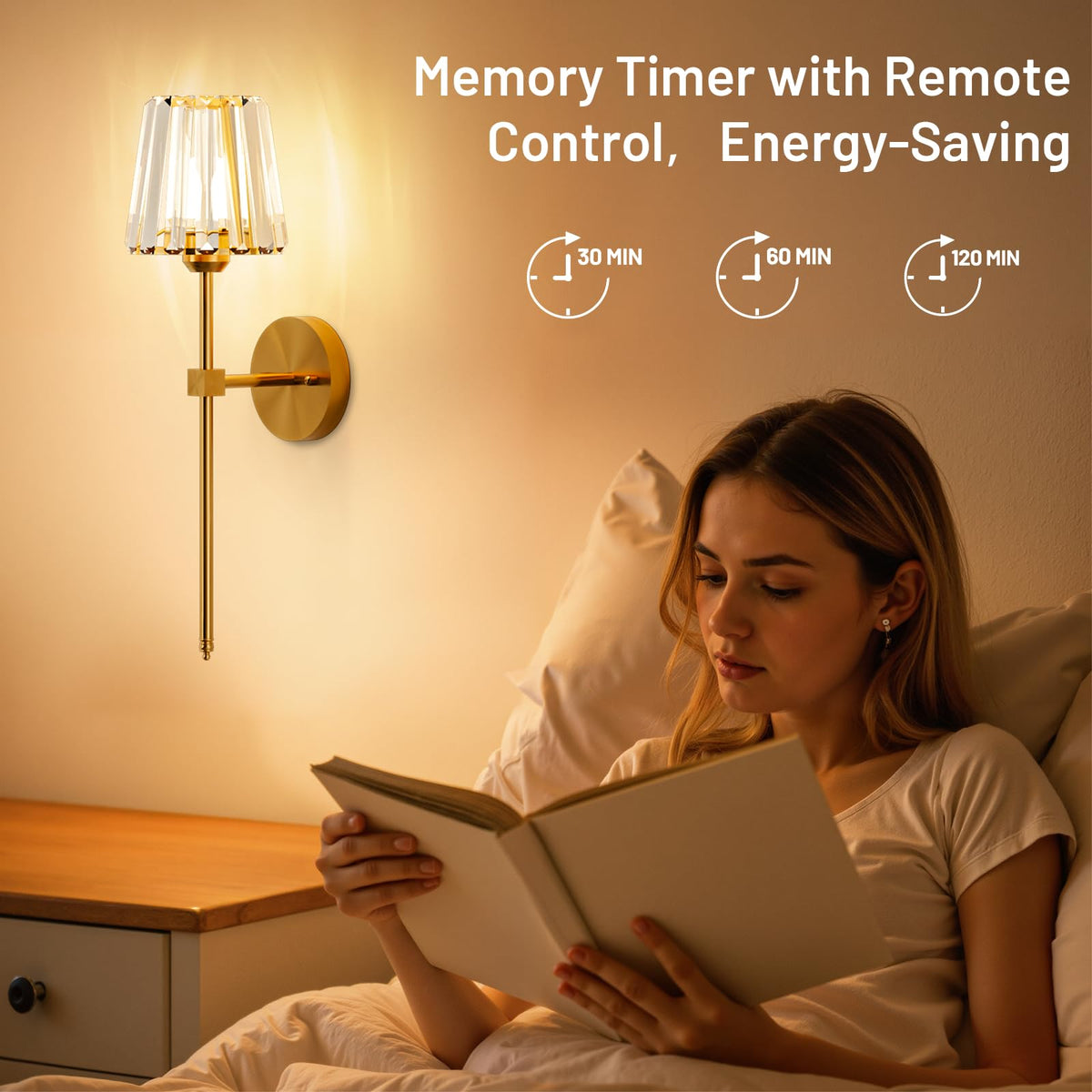 L.JUJAM rechargeable battery provides cordless operation with long-lasting brightness