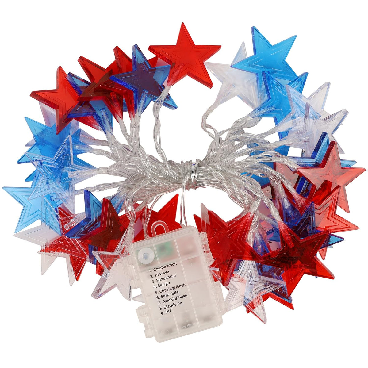 LJLNION backyard-ready star lights deliver festive charm
