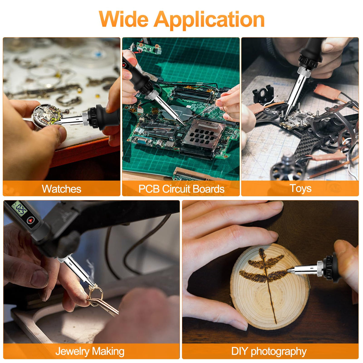 LJPXHHU desoldering pump for clean component removal