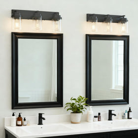 LKHF 22-inch vanity light suitable for both single and double vanities for balanced lighting.
