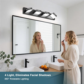 LKHF easy-install vanity light simplifies mounting and setup