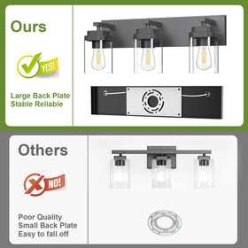LKHF easy installation kit for quick mounting in bathrooms, powder rooms, or hallways.