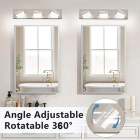 LKHF easy-install vanity light simplifies setup for quick upgrades.