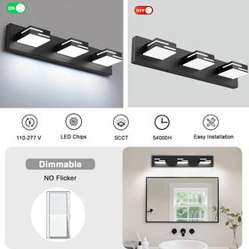 LKHF matte black finish highlights durable, moisture-resistant design.