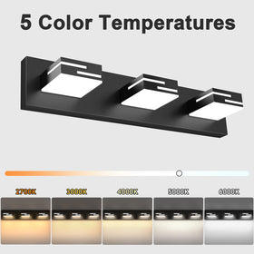 LKHF over-mirror installation enhances bathroom decor with modern style.