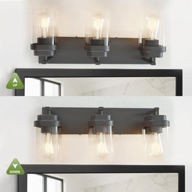 LKHF modern black finish complements living rooms and bedrooms with versatile style.