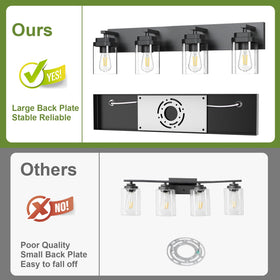 LKHF versatile fixture suits bathrooms, powder rooms, living rooms, and bedrooms