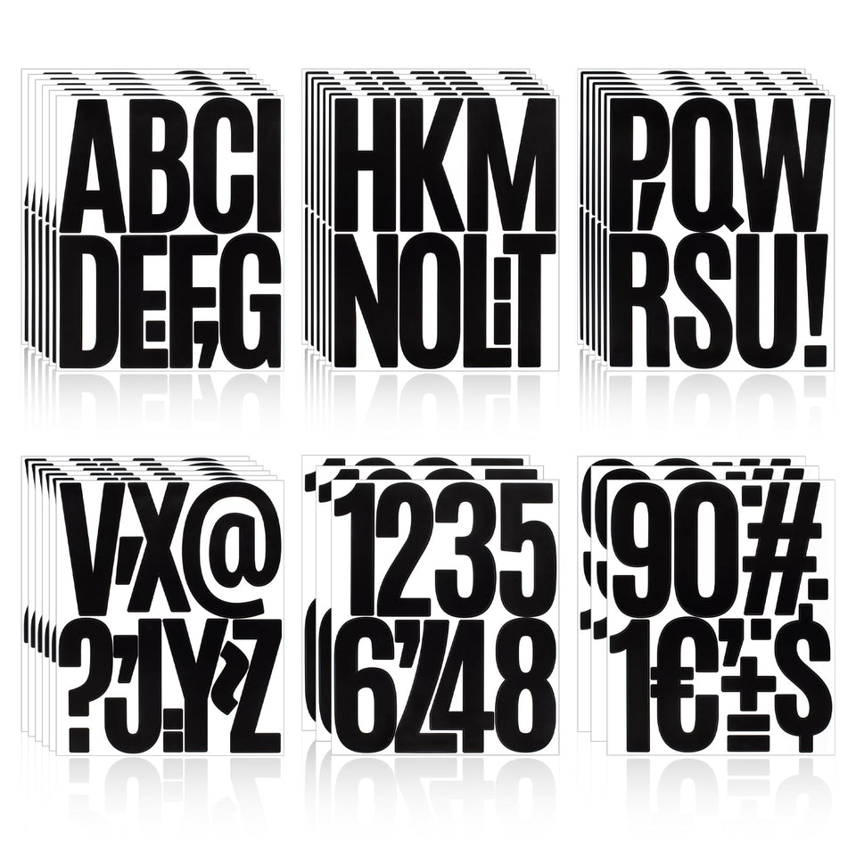 Llewyn letters stickers collection for home and office labeling.
