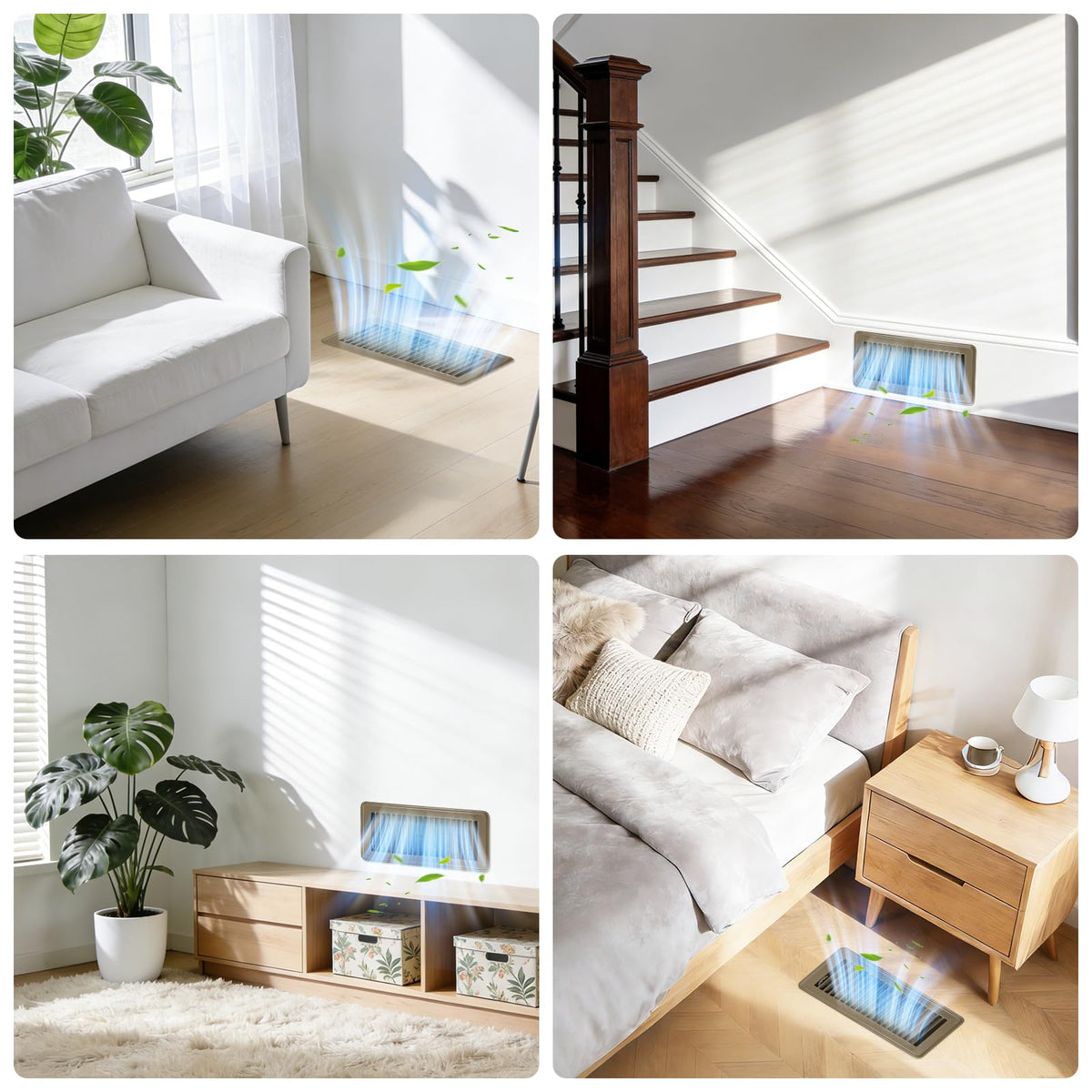 LLLFTJ vent cover set provides quiet operation with minimal rattling.