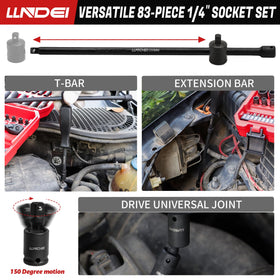 LLNDEI kit includes extensions and bits for broad repair options.
