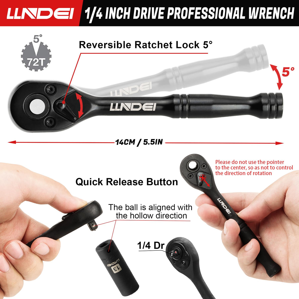LLNDEI metric sockets organized for wide fastener coverage.