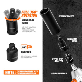 LLNDEI shallow sockets 8-22 mm for metric use
