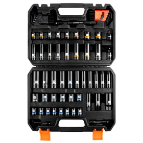 LLNDEI 3/8 in drive socket set case for easy transport and organization