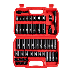 LLNDEI 3/8 inch drive socket set case for organized, portable repair projects