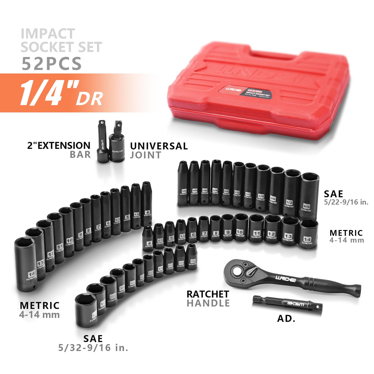 LLNDEI 6-point sockets grip fasteners firmly to prevent rounding under high torque