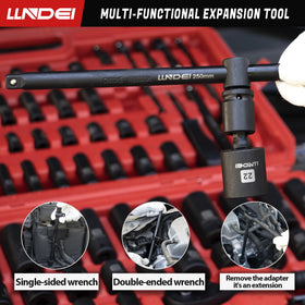 LLNDEI CR-V coated sockets resist rust and wear