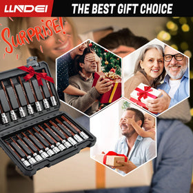 LLNDEI extra-long bits reach tight spots without repositioning.