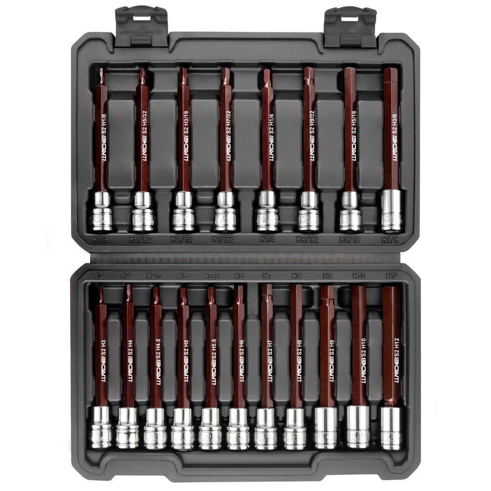 LLNDEI long-Allen socket set case, organized storage for quick access and reduced search time.