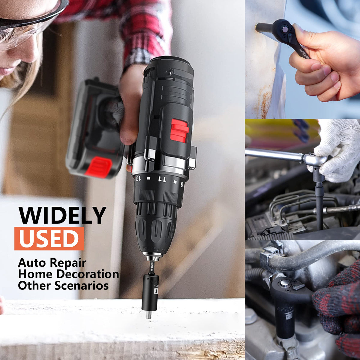 LLNDEI metric and SAE sockets cover common measurement needs for DIY and auto work