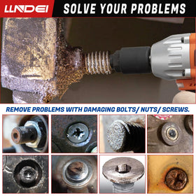 LLNDEI size-markings on extractors for quick size identification