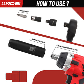 LLNDEI deep and shallow sockets for broad fastener access.
