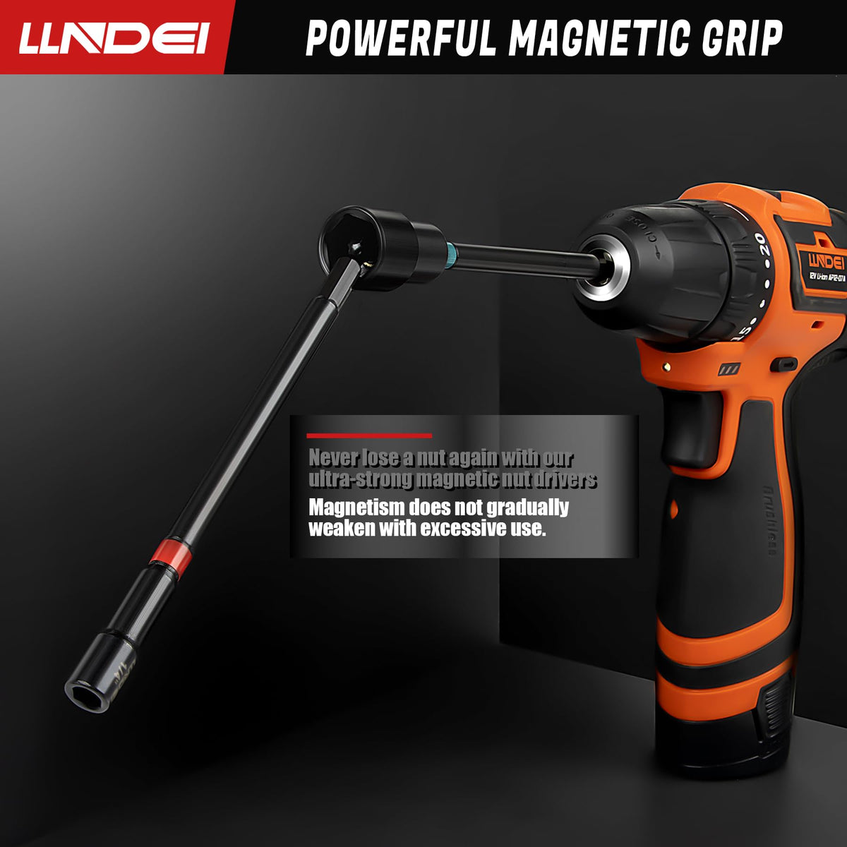 LLNDEI compact storage case keeps tools organized and portable.