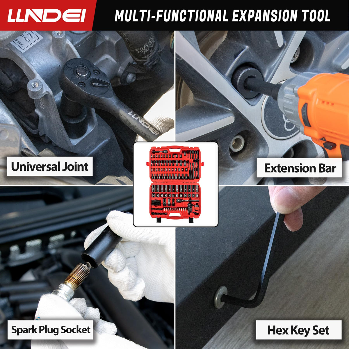 LLNDEI upgraded storage case with secure latches