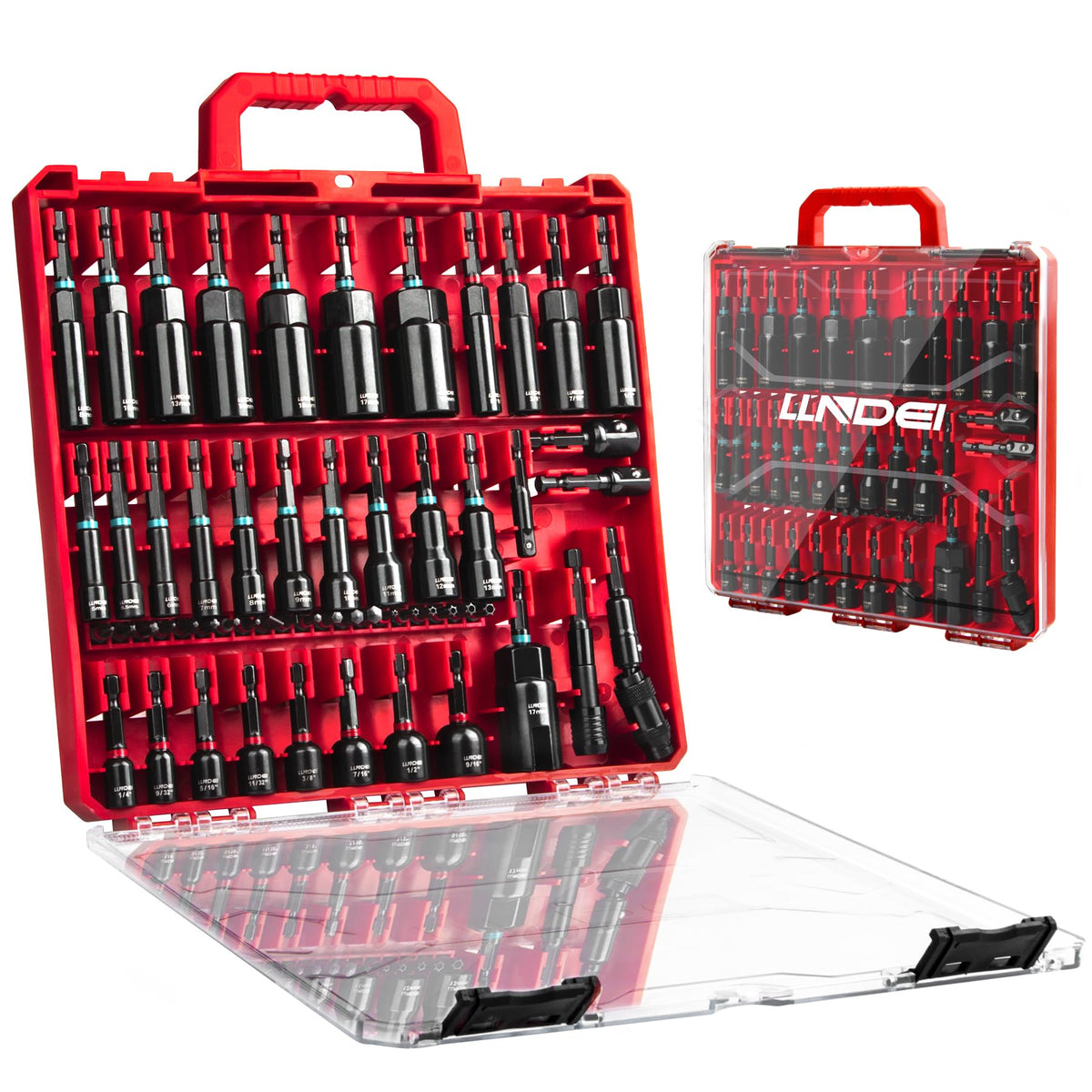 LLNDEI wing nut driver 17mm speeds assembly with comfortable grip.