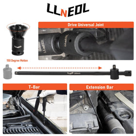 LLNEDL automotive repair setup using the 1/4 inch kit