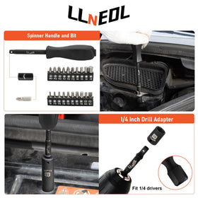 LLNEDL compact storage box keeps sockets organized