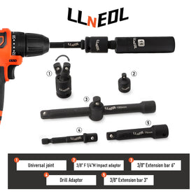 LLNEDL deep and shallow metric and SAE sockets variety