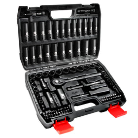 LLNEDL impact socket set 3/8 drive full kit for versatile repairs