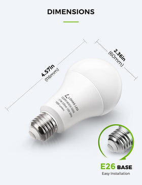 L LOHAS LED A19 with E26 base for quick swaps