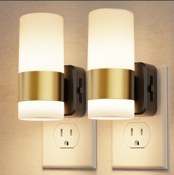 L LOHAS LED dimmable night light in hallway plug for safe navigation at night
