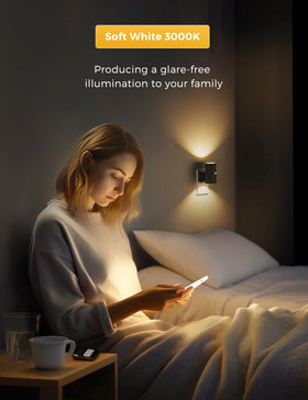 L LOHAS LED dimmable night light control, adjustable brightness for any scene.
