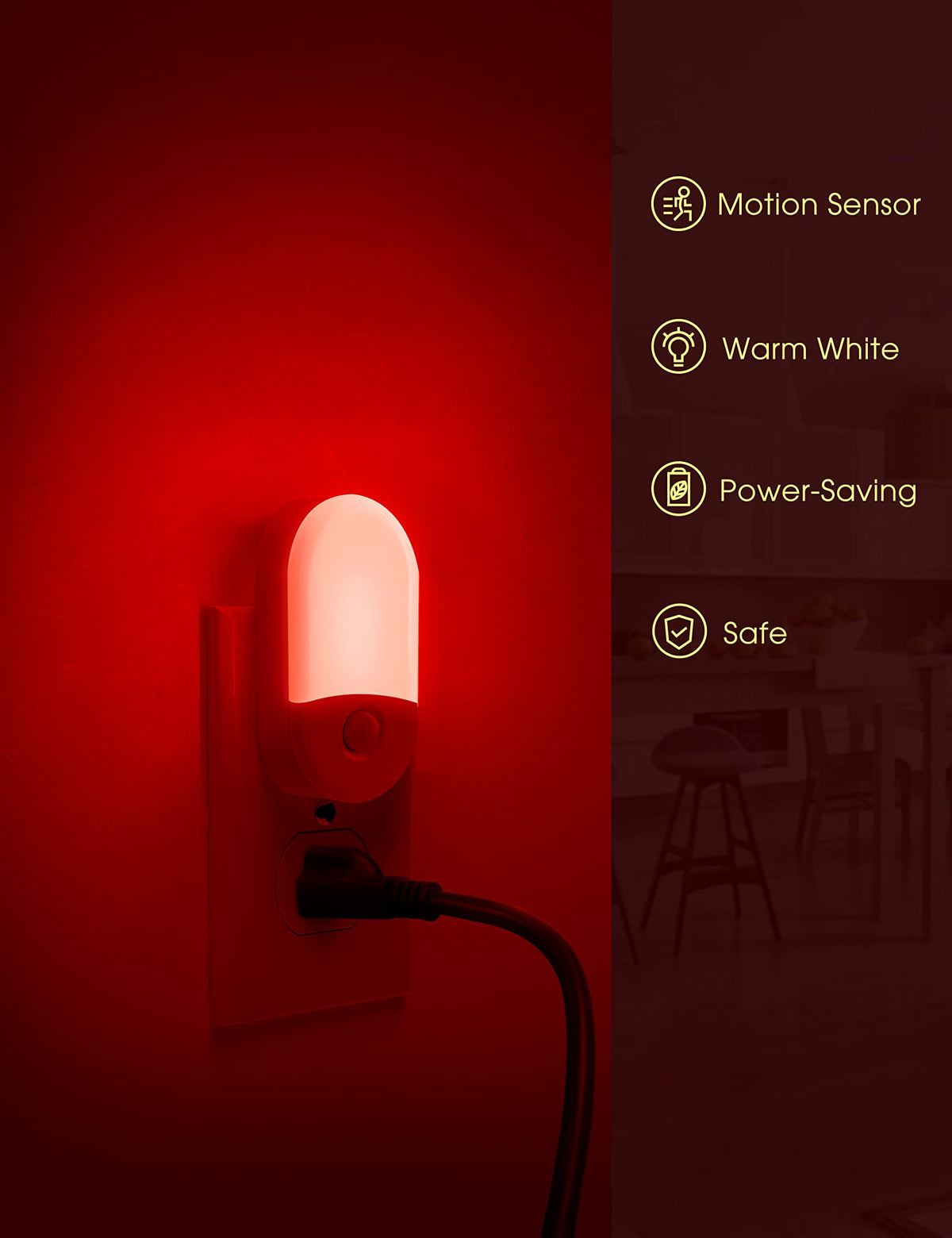 Low power consumption of 0.6W supports energy efficiency