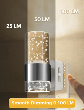 L LOHAS LED dimming slider lets you adjust brightness from soft to bright.