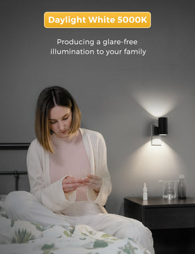 L LOHAS LED 5000K daylight glow assists nighttime trips in hallways and bathrooms