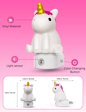 Compact plug-in design ideal for bedrooms and hallways.