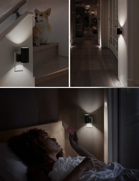L LOHAS LED Decorative night light with slim profile fitting any outlet