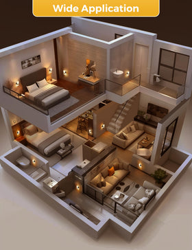 L LOHAS LED soft white 3000K glow creates cozy ambiance