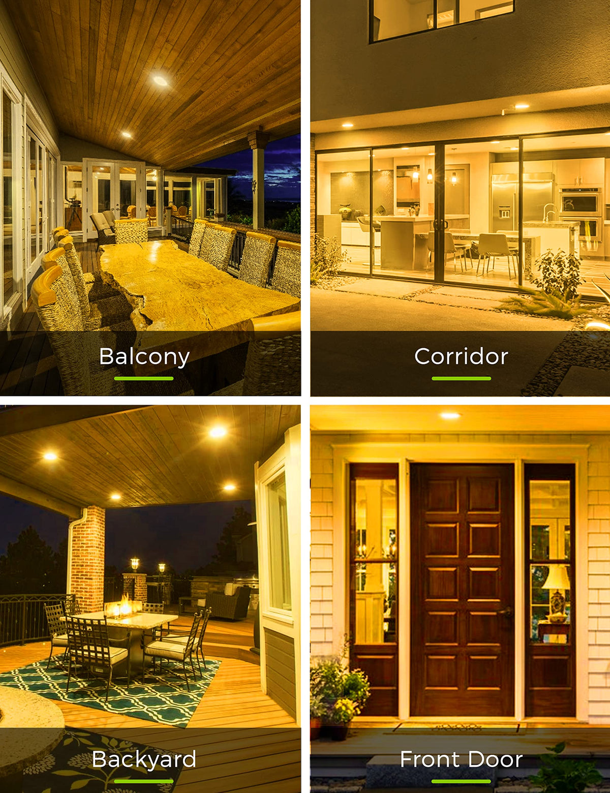 L LOHAS LED non-dimmable bulb provides steady outdoor brightness.