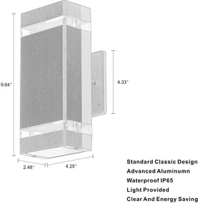 LMP ETL-certified porch light backed by a 2-year warranty
