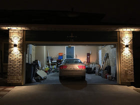 LMP square light includes 2 GU10 bulbs offering energy savings