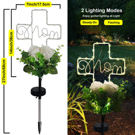 Lmtocs durable metal cross keeps shape for year-round display.
